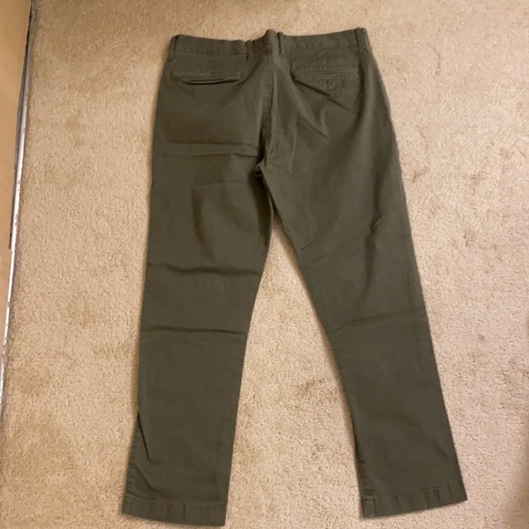 J. Crew Sutton Straight fit pants. Green. - Picture 3 of 3